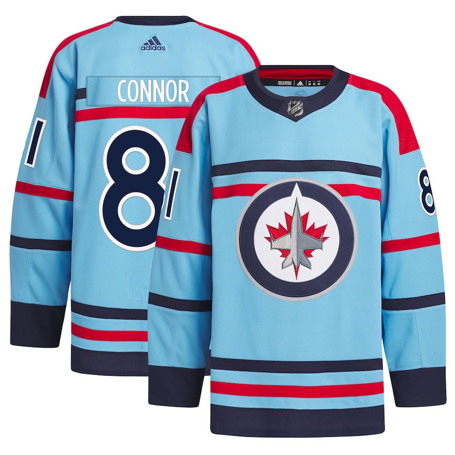 Men Winnipeg Jets #8 Kyle Connor adidas Light Blue Anniversary Primegreen Authentic Player NHL Jersey->women nhl jersey->Women Jersey